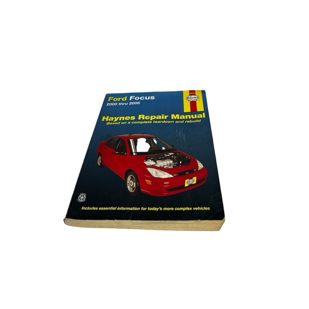 Hanes Ford Focus Repair Manual - Blue and Red Cover